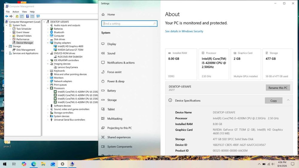 Lenovo Ideapad Y510P - I5 4200M