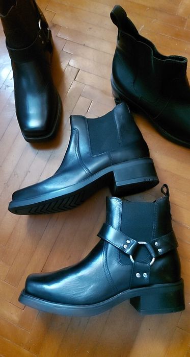 Cizme Harley din piele naturală