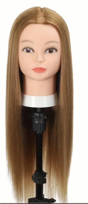 Тренировъчна глава с естествена коса