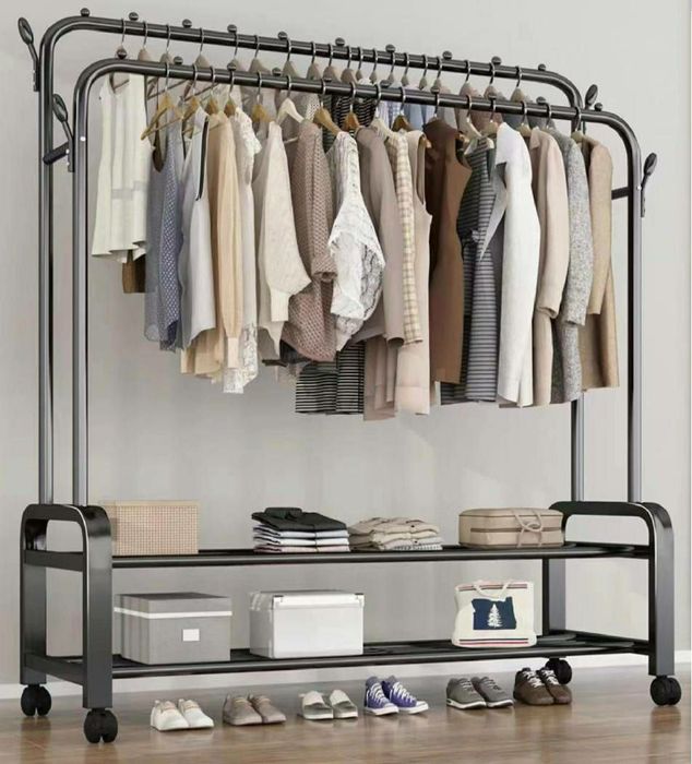 Двойная вешалка для одежды. Даставка бесплатная