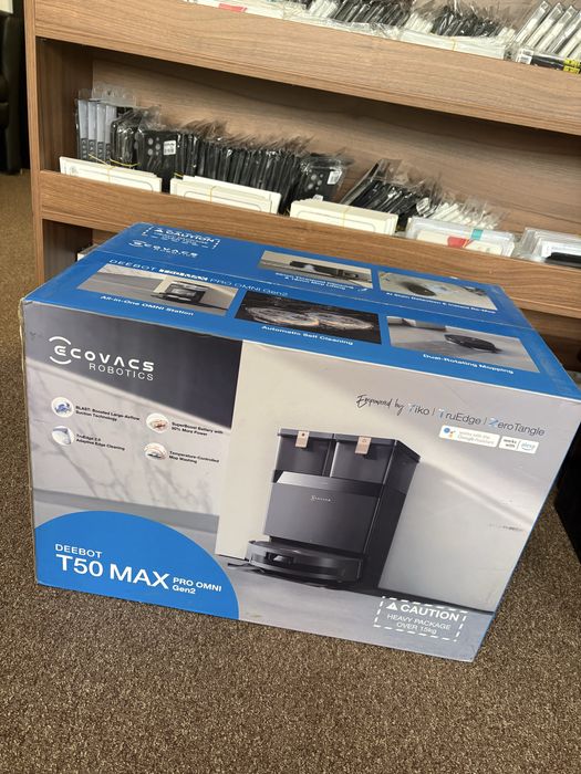 Robot de spalat in casa / Ecovacs Robotics / DEEBOT T50 Max Pro OMNI/ Gen 2 / Nou sigilat