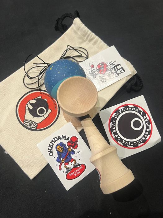 Kendama Okendama  Splatter  - Revo - Full Maple