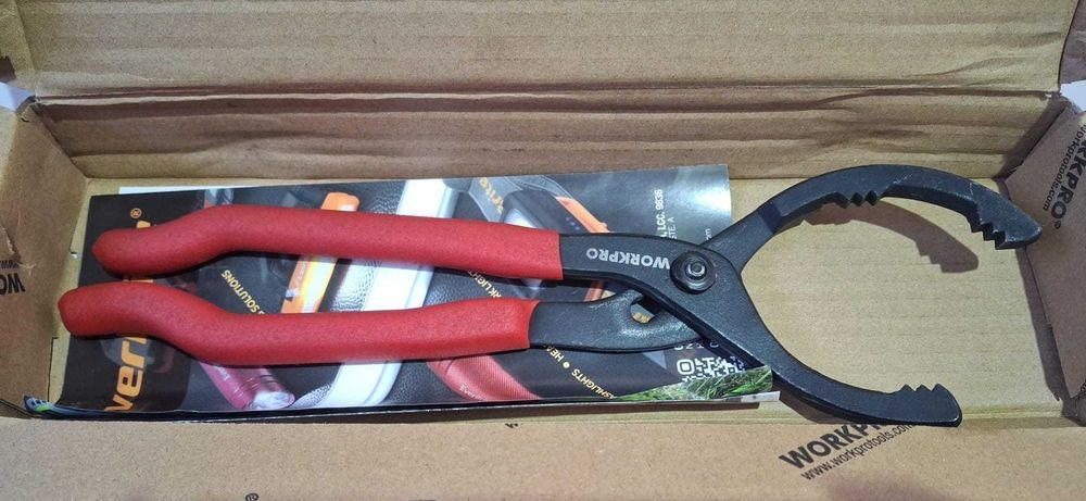 Cleste reglabil filtru ulei WORKPRO, 30 cm, universal, reglabil