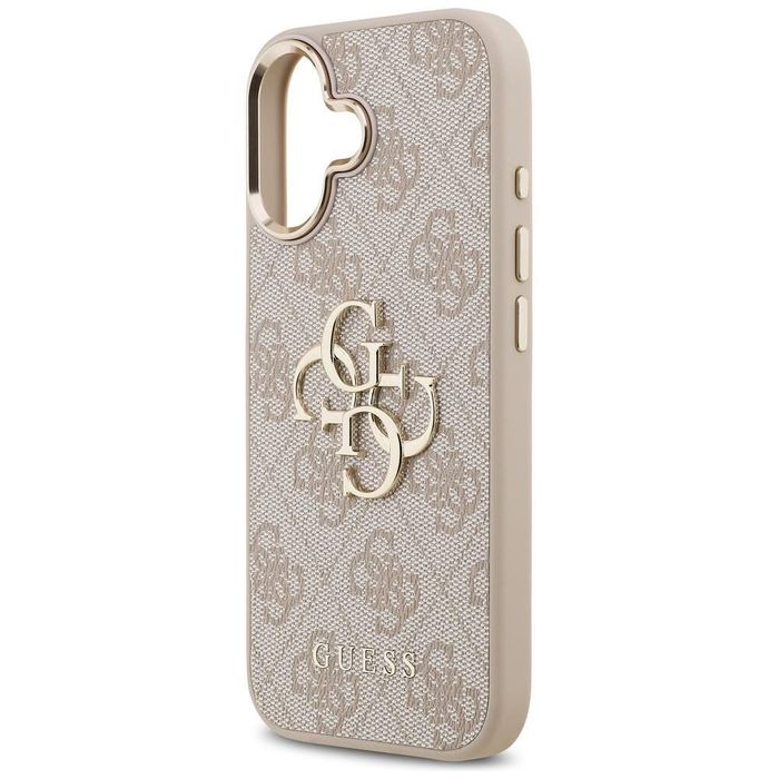 Case guess 4g big 4g classic logo for iphone 17 pink gold