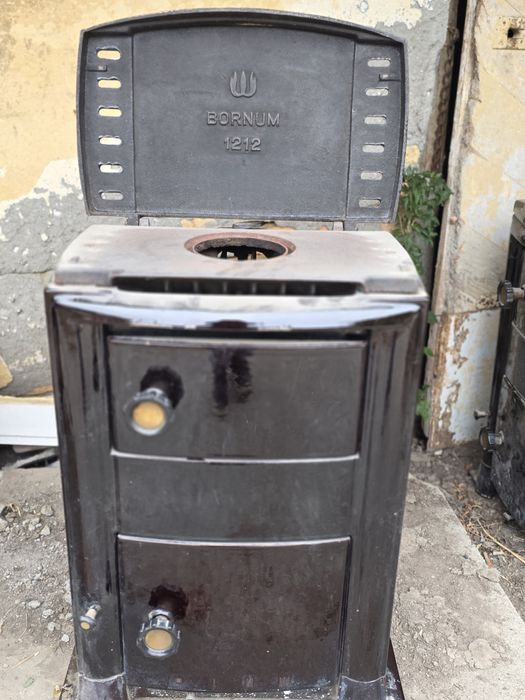 Sobă nemțească de Fontă cu șamotă