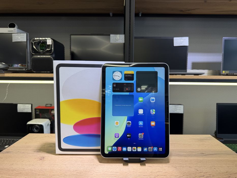 iPad 10, 64 GB, Wi-Fi, Silver, АКБ100%, 46 циклов, 1698/А10