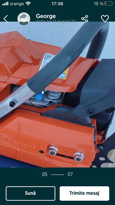 Vând Drujbă Husqvarna 365 specială
