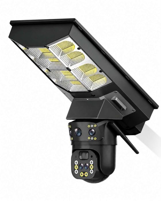 Camera supraveghere 4G cu panou solar /  sau cu lampa solara