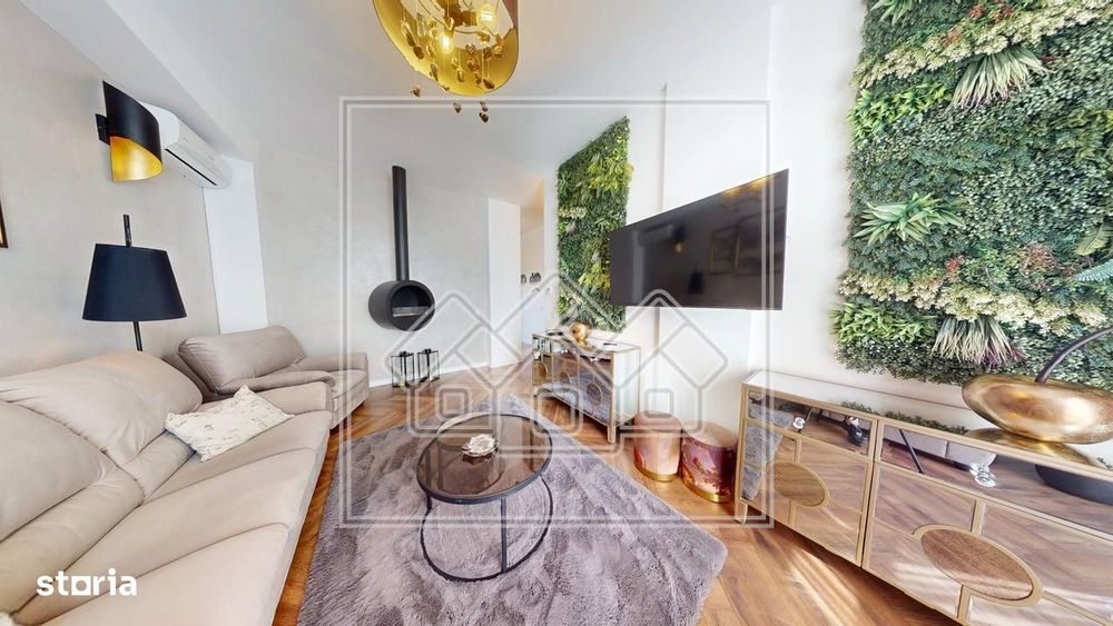 Penthouse de vanzare, terasa de 120 mp, mobilat si utilat confort lux