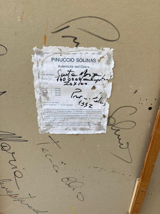 Tablou pinuccio solinas