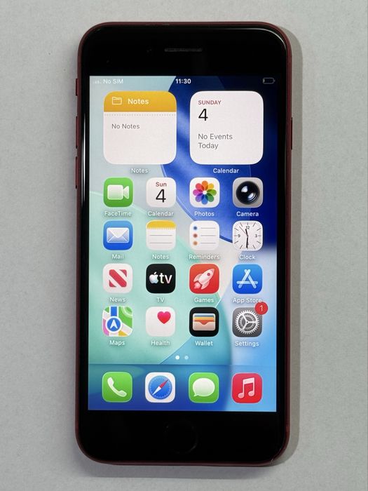 iPhone SE2020 Red 100% battery