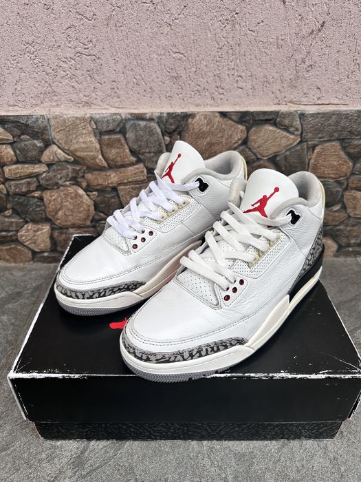 Jordan 3 White cement