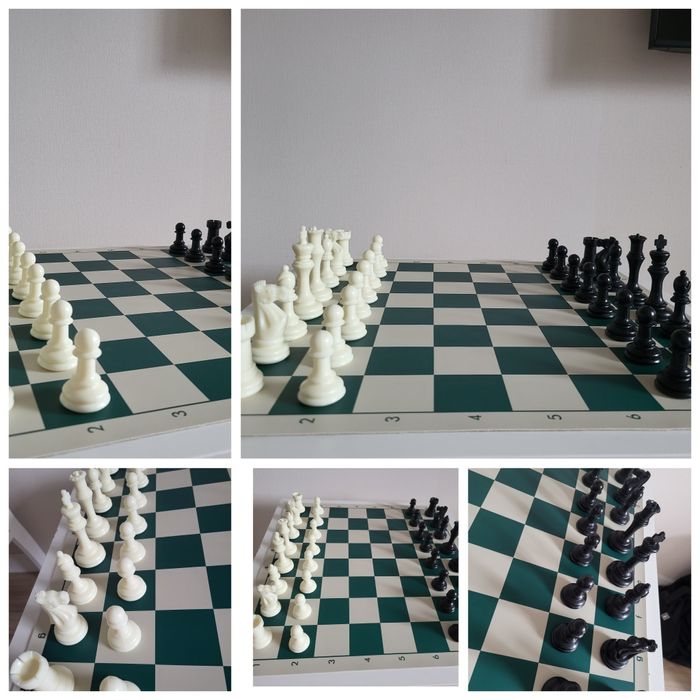 Шахматы на виниловой доске