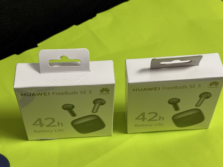 ЗАПЕЧАТАНИ Huawei FreeBuds SE 3 Гаранция Yettel 2027г. Black