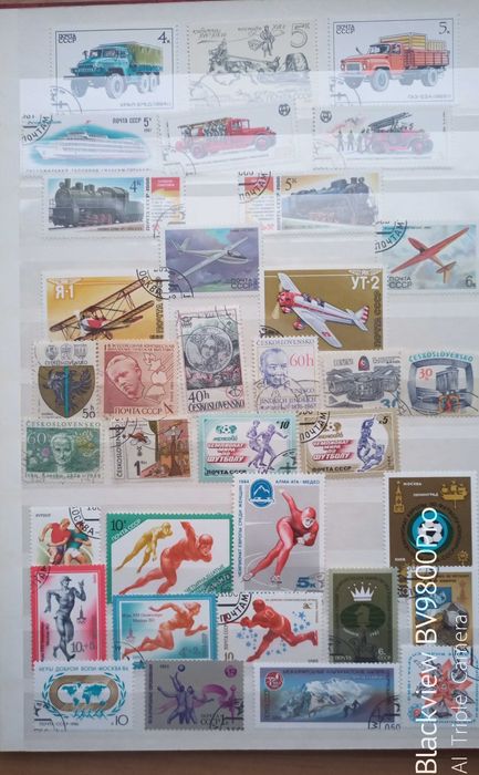 Албум с колекции от пощенски марки