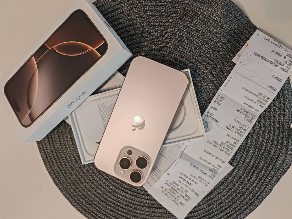 İphone 16 pro 256 GB  Desert като НОВ