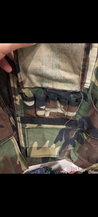 Ловен екип + жилетка и шапка