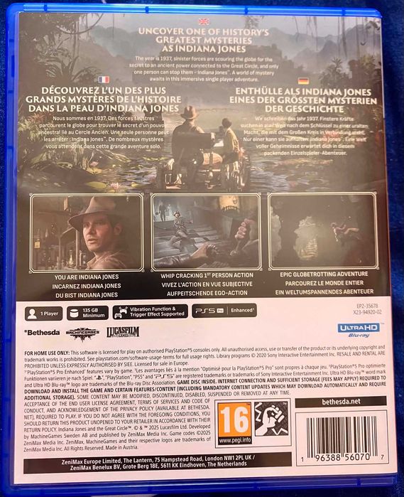 Indiana Jones and The Great Circle PS5