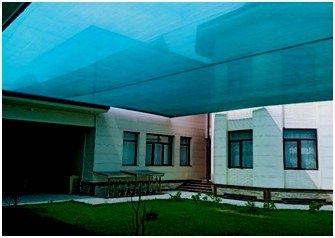 Тент баннер соя сетка установка