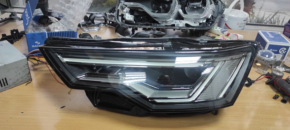 Ляв фар Audi A6 C8 lqv far Ауди а6 ц8 LED