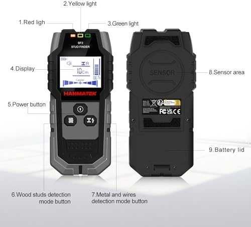 HANMATEK SF2 Стенен скенер за кабели и метал