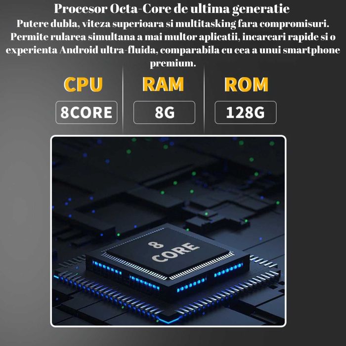 Navigatie Android Mercedes C / GLC 12.3" CarPlay&Android Auto 8+128GB
