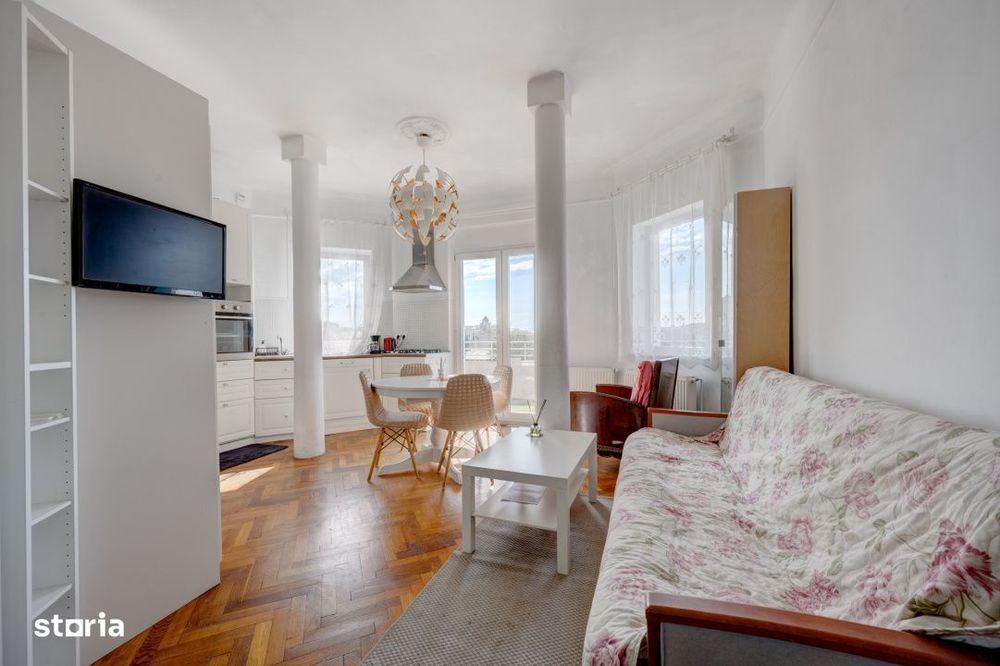 Piata Romana - Ase - Apartament 62 Mp, Pet-Friendly, Etaj 5, Centrala