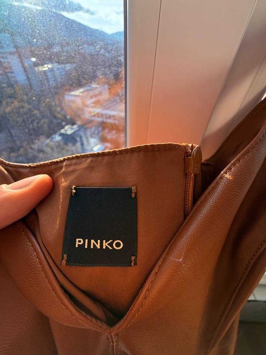 Рокля Pinko от еко-кожа