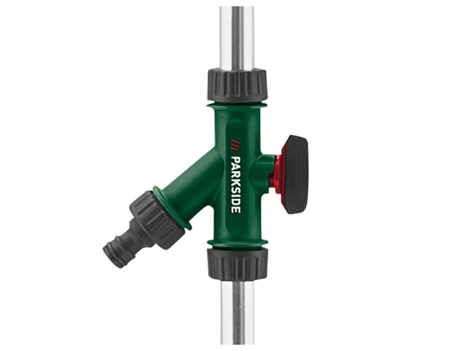 НОВИ! Градински душ с клин и триножник Parkside регулируем