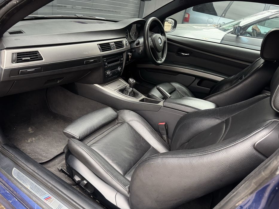 Перфектен черен кожен рекаро салон за бмв/bmw E92