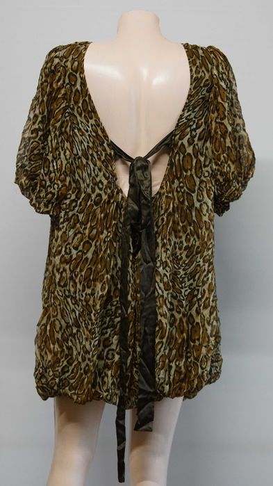 Bluza tunica By Malene Birger  matase animal print marimea 40