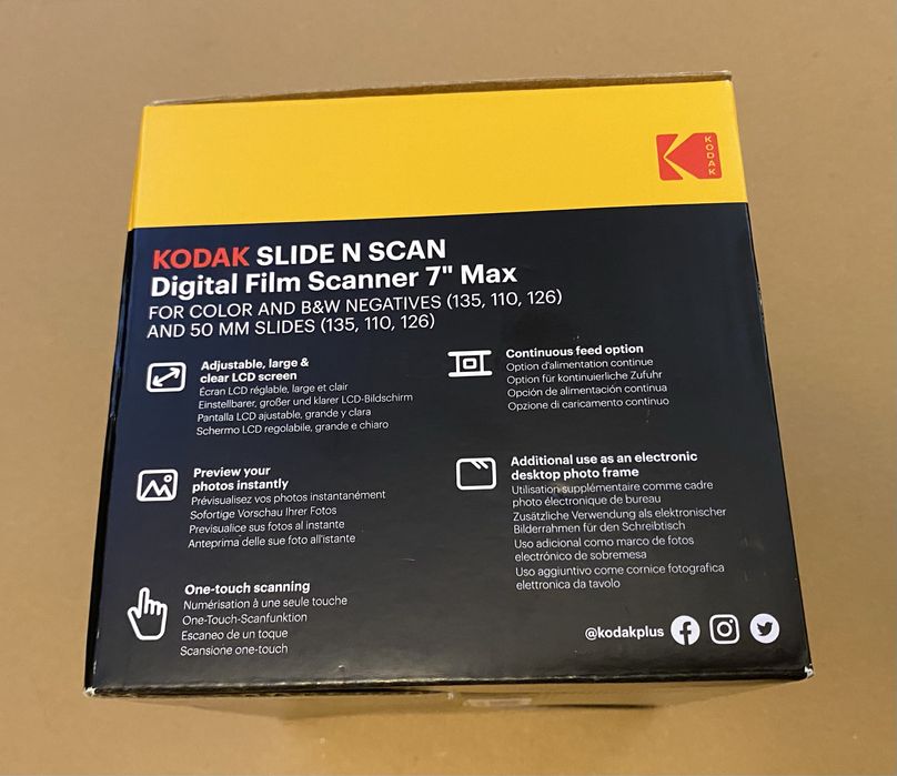 Kodak Slide N 7 Max Scan SIGILAT ! Digital Film scanner