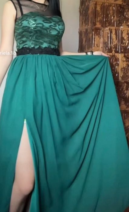 Când rochie verde
