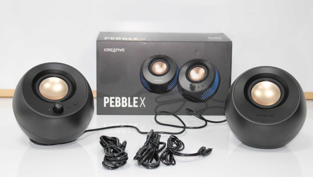 Озвучителна система Ceative Pebble X USB-C,RGB, Bluetooth 5.3