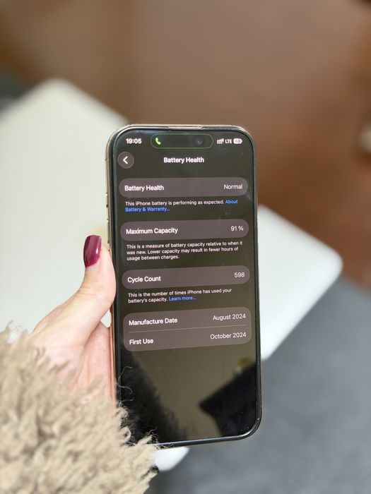 Две физ симкарты Iphone 16 pro desert titanium 256gb