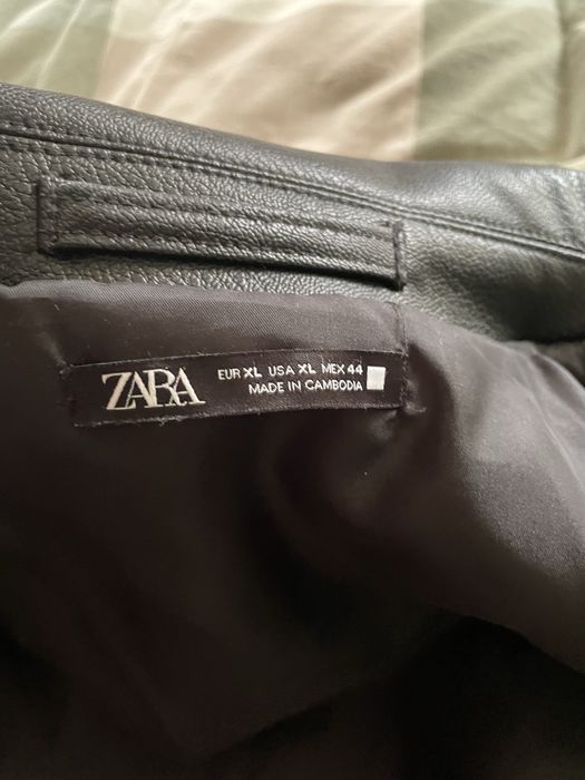 Кожанная куртка zara