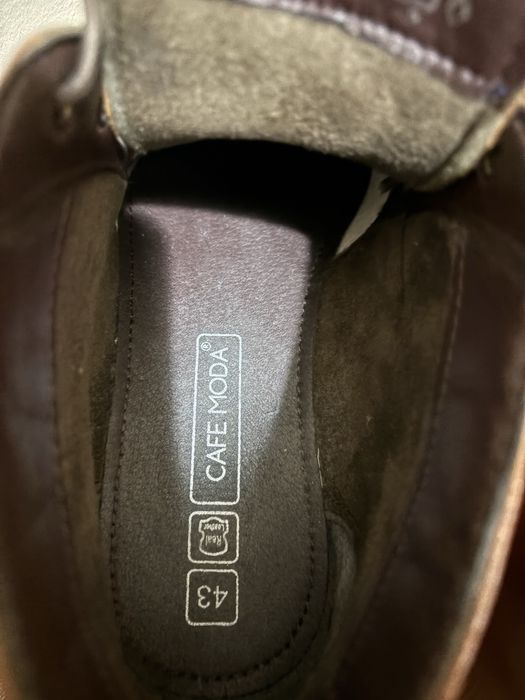 Официални кожени обувки Cafe Moda