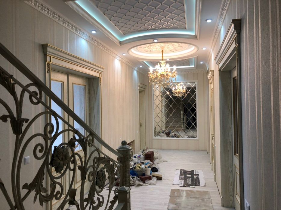 Sifatli gipsokarton qoqish hizmati bor