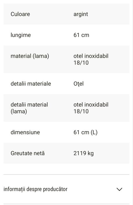 Deschizator de  conserve profesional