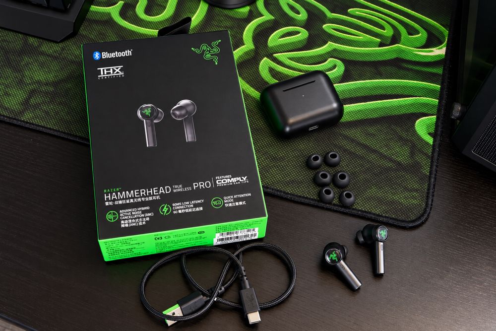 Razer Hammerhead True Wireless Pro – Bluetooth слушалки с ANC и THX