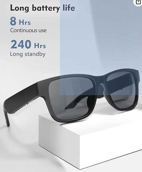 ‼️Ochelari Wayfarer Smart cu Audio Bluetooth Telefon dual speakers bat 8ore !