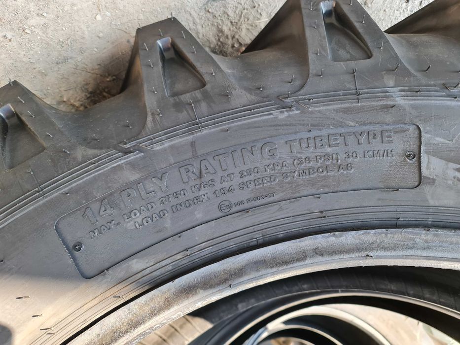 Cauciucuri noi 18.4-38 OZKA 14PR anvelope tractor spate FIAT, DEUTZ