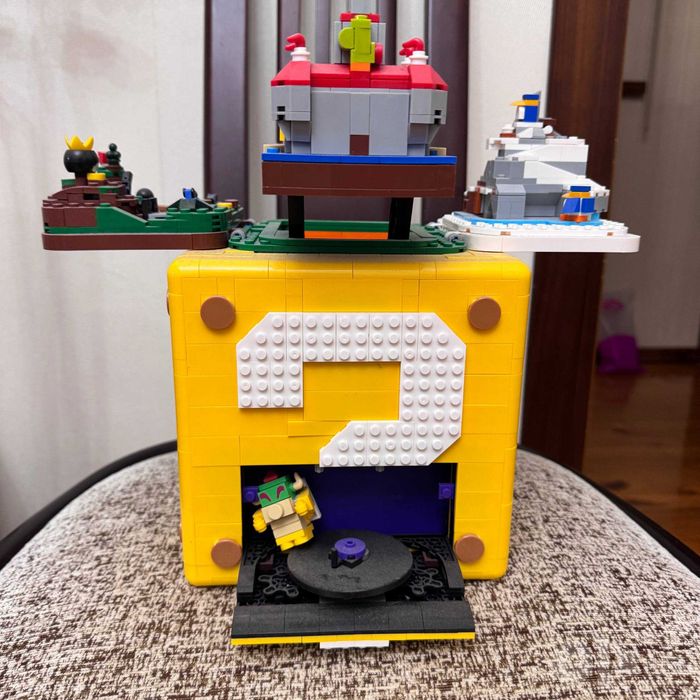 LEGO Super Mario 64 Блок «Вопросительный знак» (71395) — Собранный