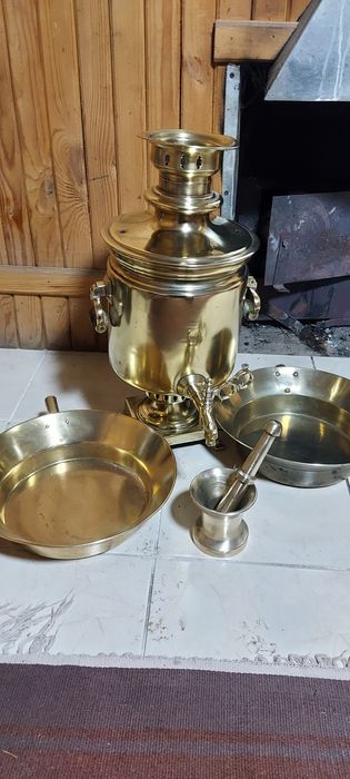 Самовар 1929 г латунь