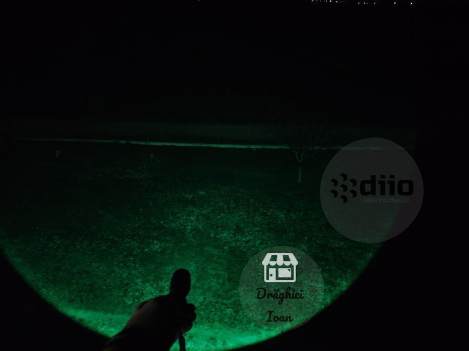 Lanterna R5 VANATOR - Kit lanterna cu lumina VERDE pt montare pe arma