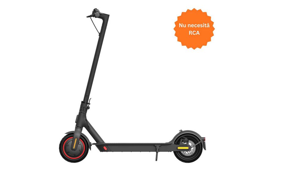 Noua sigilata Trotineta electrica Xiaomi Mi Electric Scooter Pro 2, putere motor 300 W, autonomie max. 45 Km, viteza maxima 25 Km/h, Negru