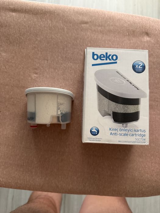 Set 2 cartuse anticalcar Beko SGC71W, compatibil cu statia SGA7126P