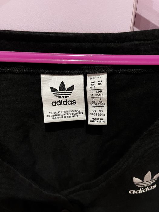 Adidas къс топ с дълъг ръкав