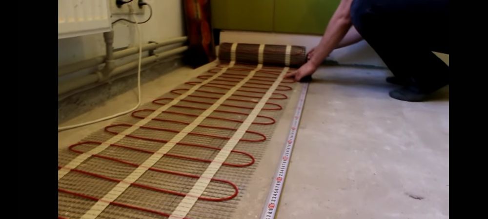 Электрический теплый пол под кафел