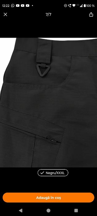 Pantaloni militari tactici firma de paza politie
